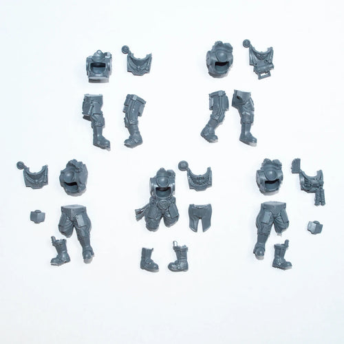 Horus Heresy Solar Auxilia Tactical Command Section Legs and Torso x 5 Bits Bitz