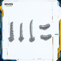 Horus Heresy Solar Auxilia Tactical Command Section Marshal Swords - Bits (Bitz)