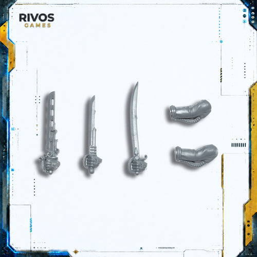 Horus Heresy Solar Auxilia Tactical Command Section Marshal Swords Bits Bitz
