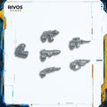 Horus Heresy Solar Auxilia Tactical Command Section Captain Pistols - Bits (Bitz)