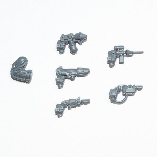 Horus Heresy Solar Auxilia Tactical Command Section Captain Pistols - Warhammer - Authentic Sprue