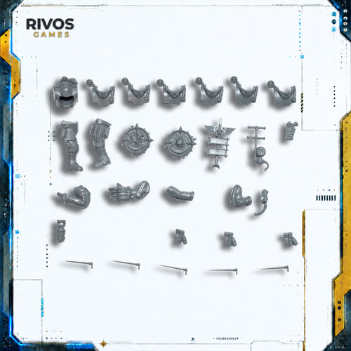 Horus Heresy Solar Auxilia Tactical Command Section Accessories Bits Bitz