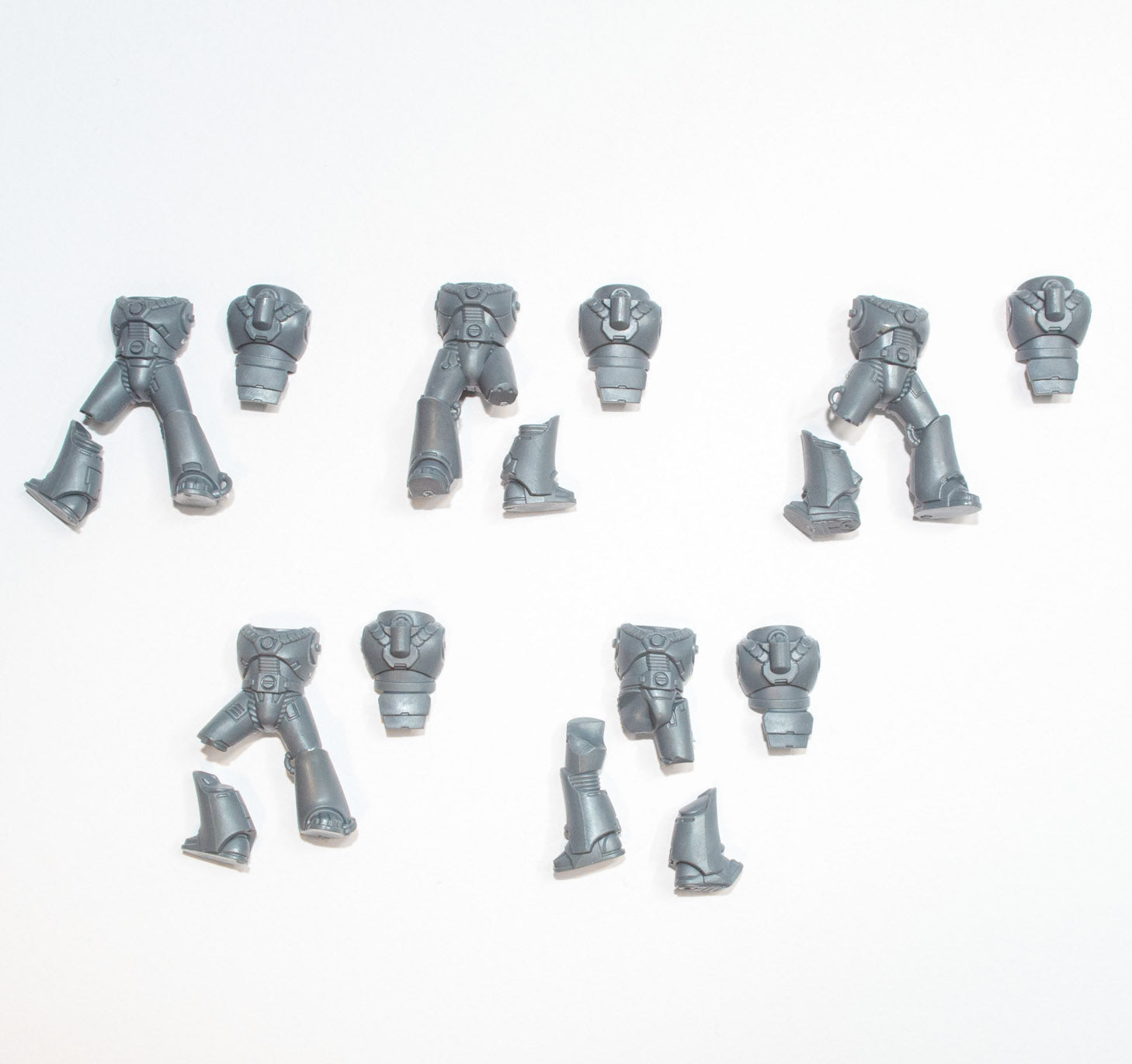 Horus Heresy Space Marines MKVI Command Squad Legs and Torso x 5 - Warhammer - Kitbash Bit