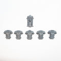 Horus Heresy Space Marines MKVI Command Squad Backpacks x 5 - Warhammer - Conversion Part