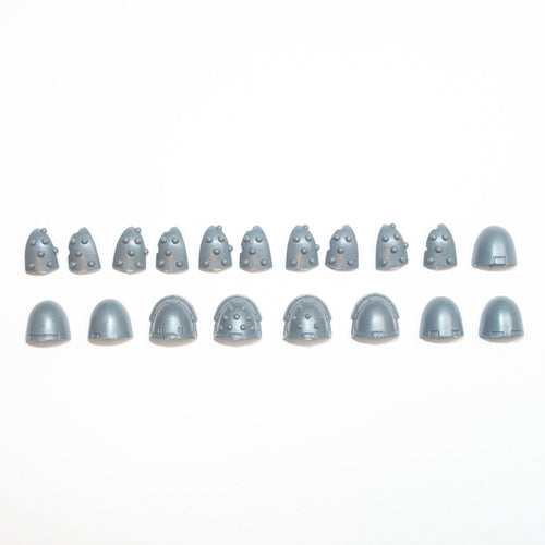 Horus Heresy Space Marines MKVI Command Squad Shoulder Pads x 14 - Warhammer - Conversion Part