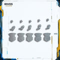 Horus Heresy Space Marines MKVI Command Squad Combat Shields x 5 - Bits (Bitz)