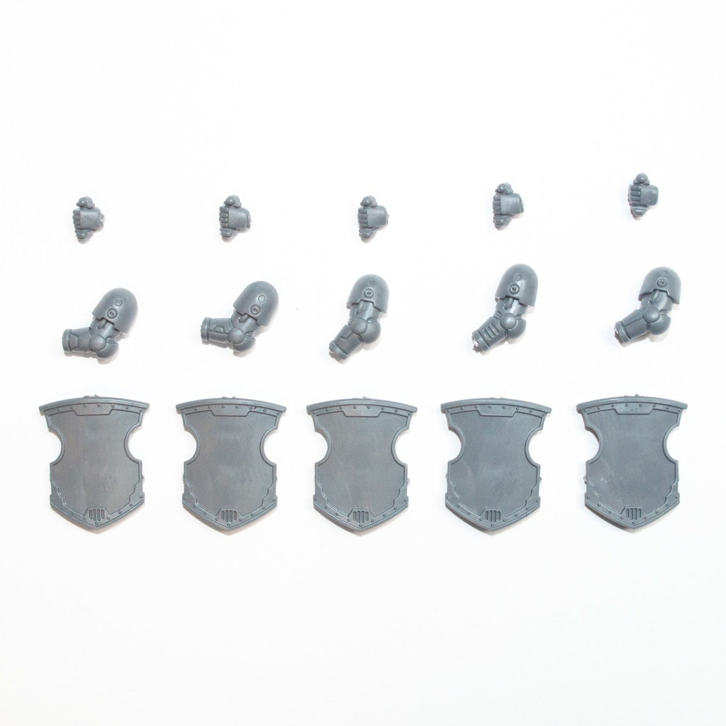 Horus Heresy Space Marines MKVI Command Squad Combat Shields x 5 - Warhammer - Conversion Part