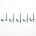 Horus Heresy Space Marines MKVI Command Squad Power Sword x 5 - Warhammer - Authentic Sprue