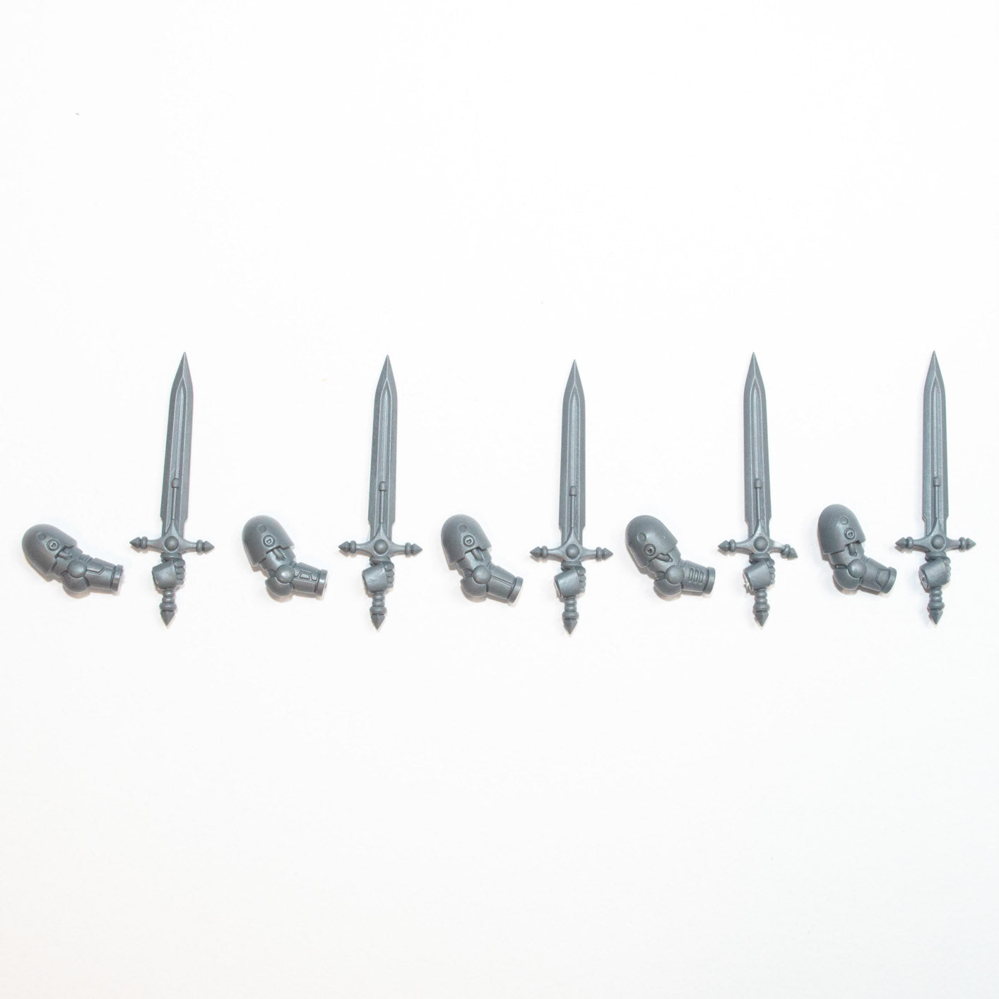 Horus Heresy Space Marines MKVI Command Squad Power Sword x 5 - Warhammer - Authentic Sprue