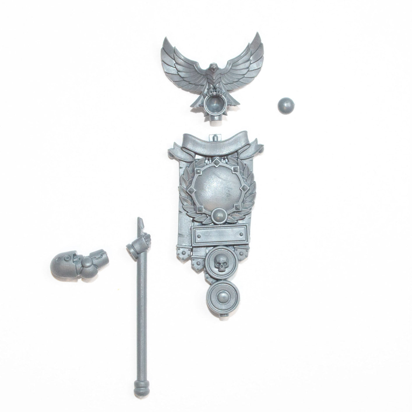 Horus Heresy Space Marines MKVI Command Squad Legion Standard B - Warhammer - Conversion Part