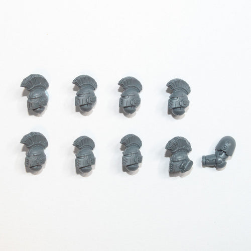 Horus Heresy Space Marines MKVI Command Squad Helmets x 8 - Warhammer - Conversion Part
