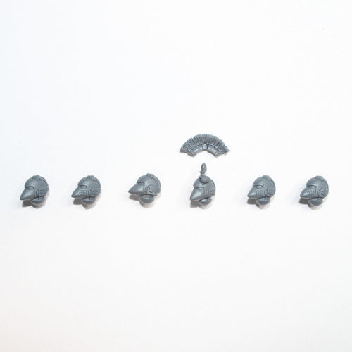 Horus Heresy Space Marines MKVI Command Squad Helmets x 6 - Warhammer - Conversion Part