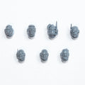 Horus Heresy Space Marines MKVI Command Squad Heads x 7 Bits Bitz