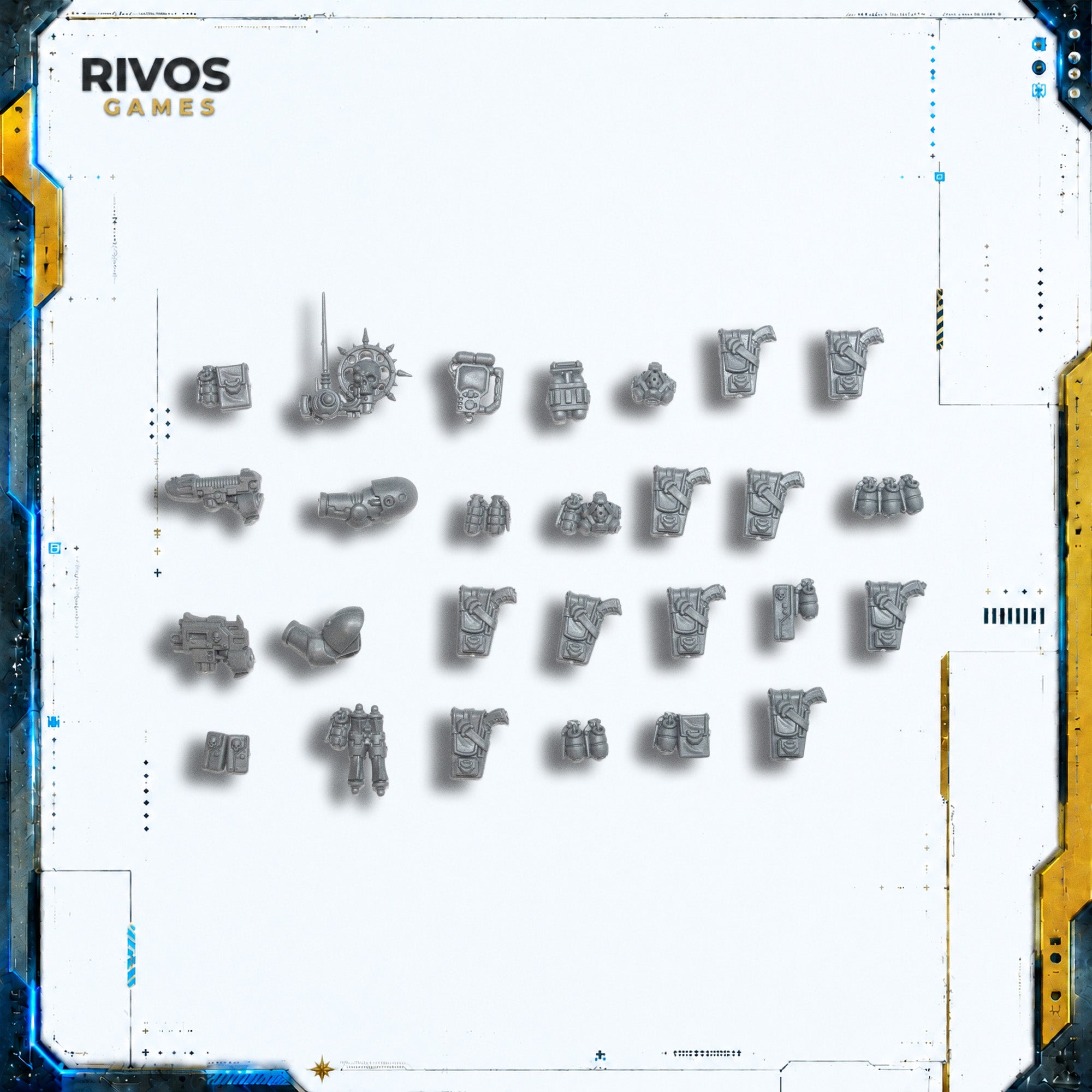 Horus Heresy Space Marines MKVI Command Squad Accessories - Bits (Bitz)