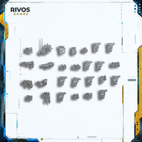 Horus Heresy Space Marines MKVI Command Squad Accessories Bits Bitz