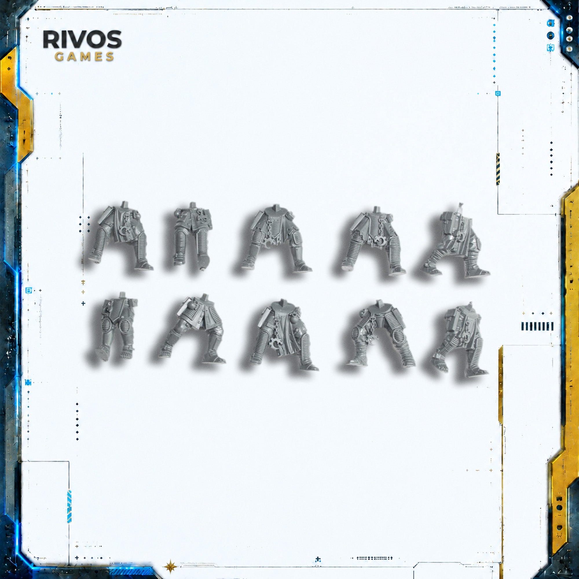 Warhammer 40K Genestealer Cults Neophyte Hybrids Legs x 10 - Bits (Bitz)