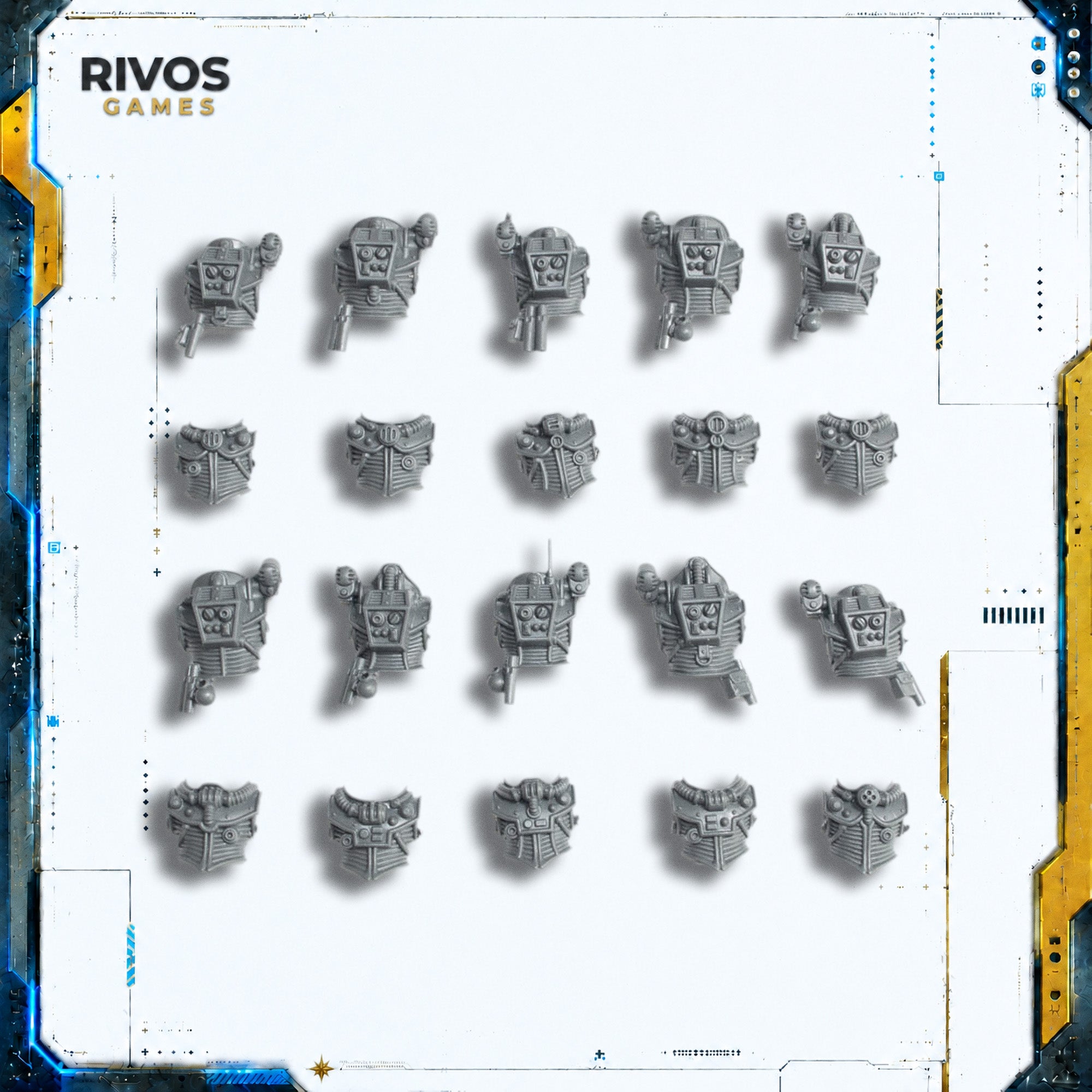 Warhammer 40K Genestealer Cults Neophyte Hybrids Torso x 10 - Bits (Bitz)