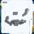 Warhammer 40K Genestealer Cults Neophyte Hybrids Grenade Launcher - Bits (Bitz)