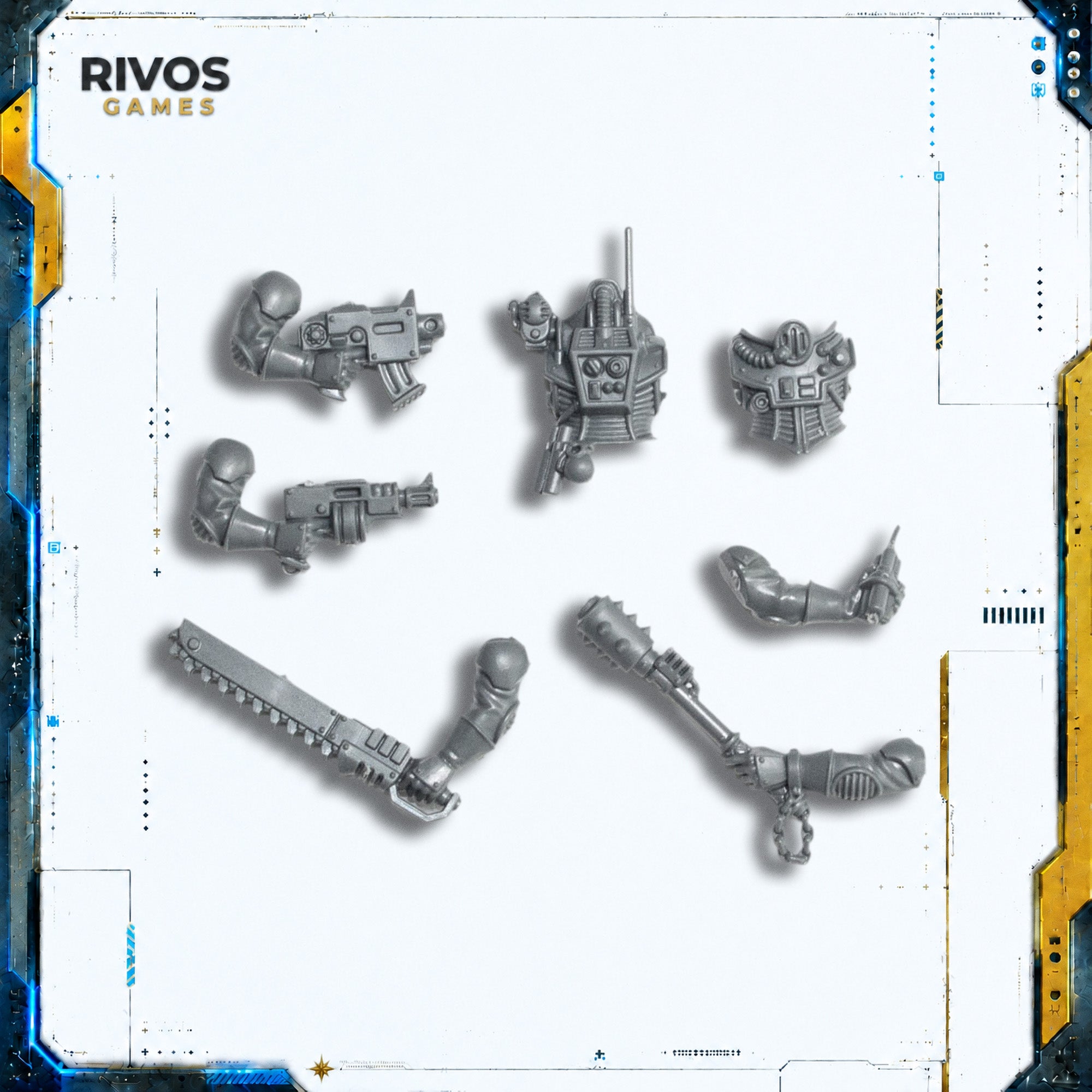 Warhammer 40K Genestealer Cults Neophyte Hybrids Accessories - Bits (Bitz)