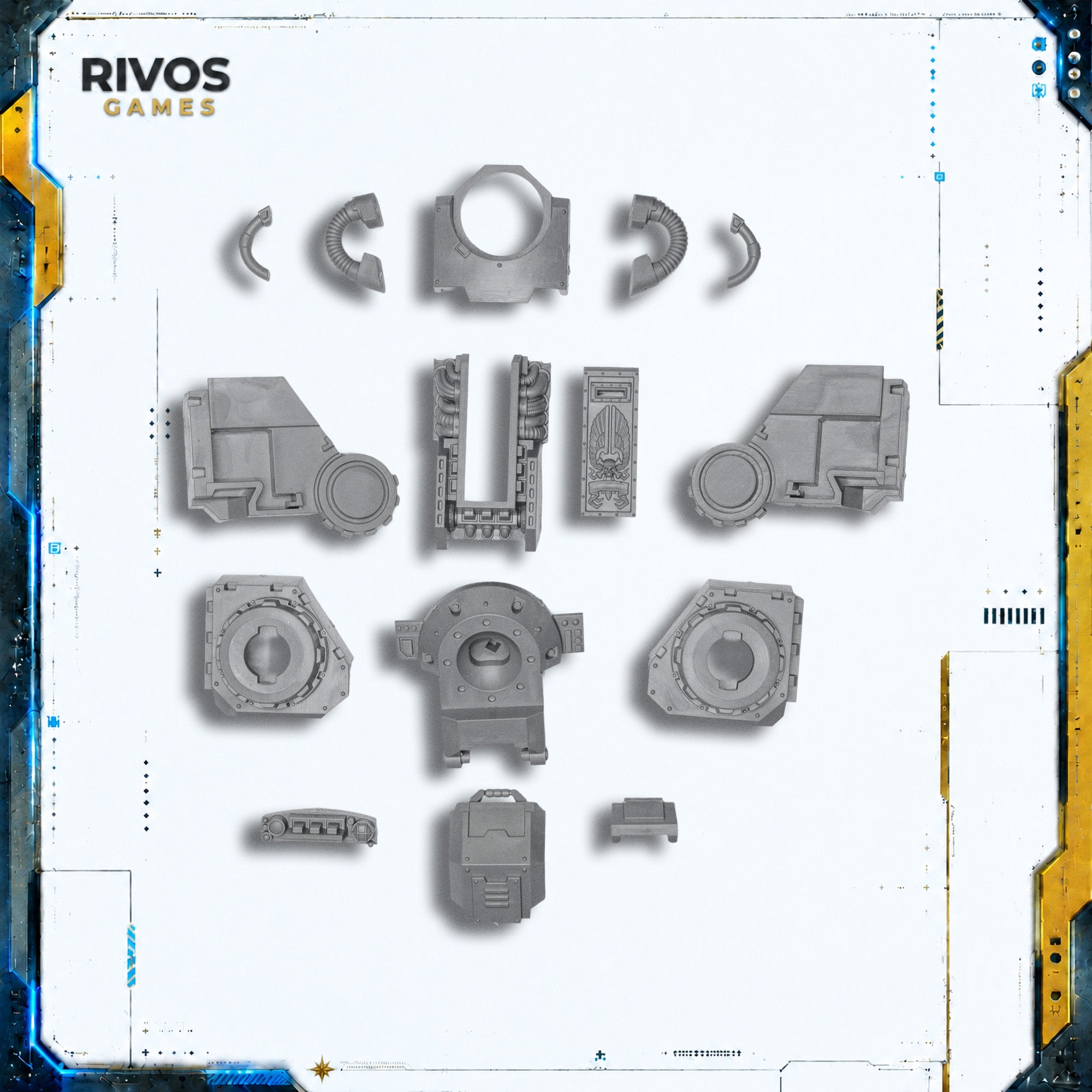 Warhammer 40K Space Marines Brutalis Dreadnought Upper Torso - Bits (Bitz)