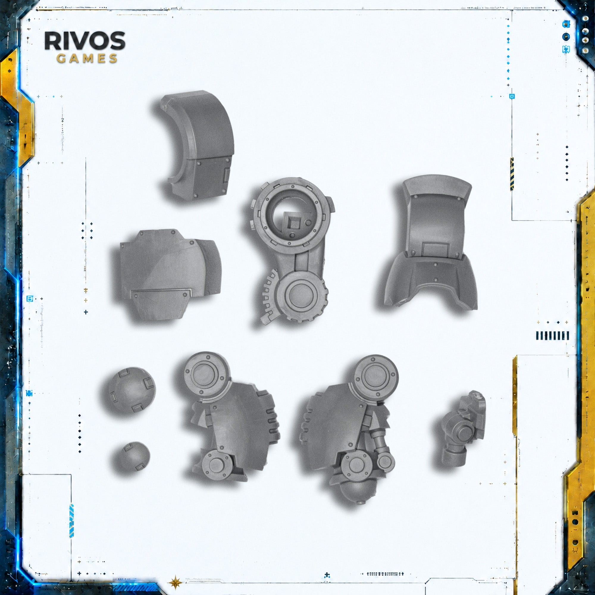 Warhammer 40K Space Marines Brutalis Dreadnought Right Leg - Bits (Bitz)