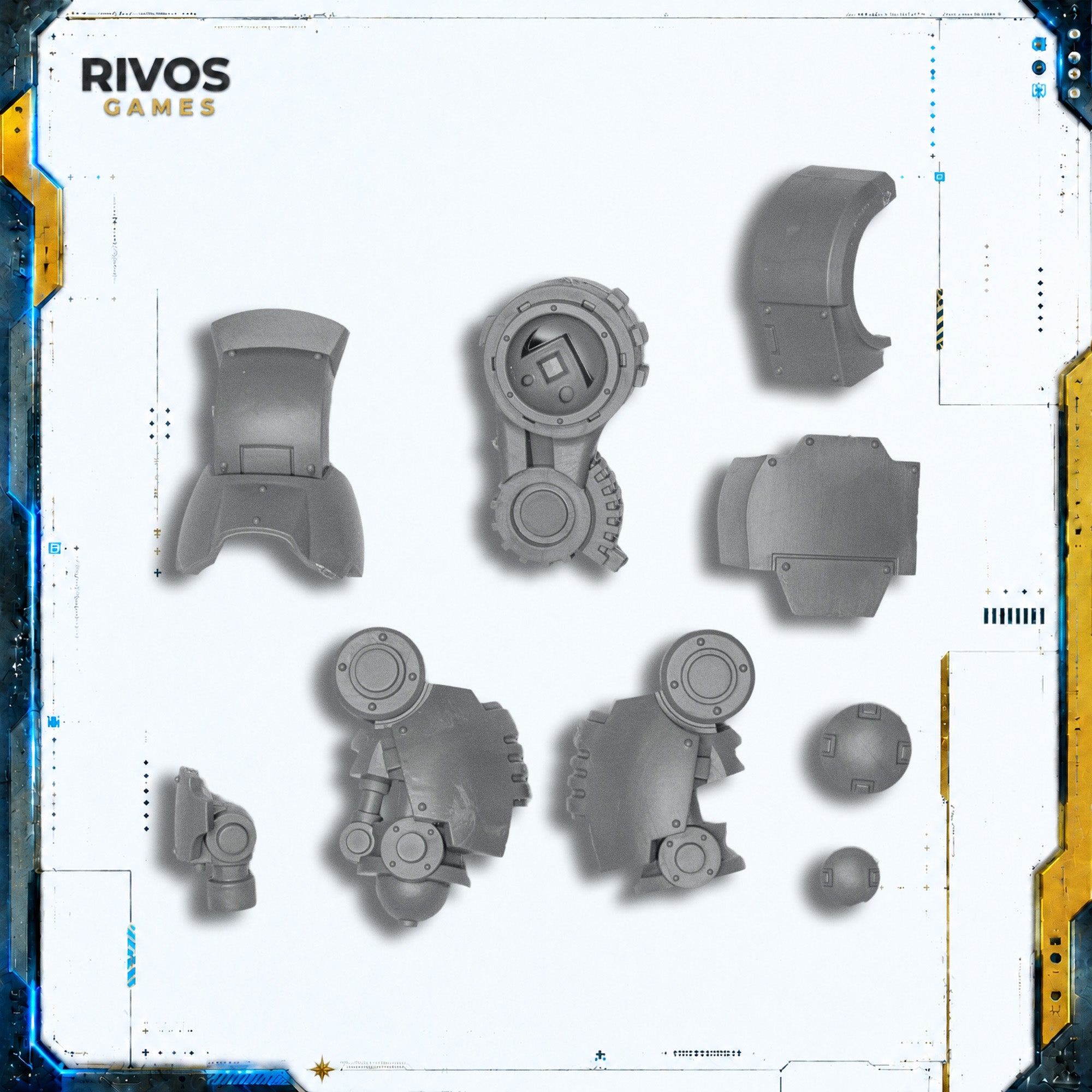 Warhammer 40K Space Marines Brutalis Dreadnought Left Leg - Bits (Bitz)its]