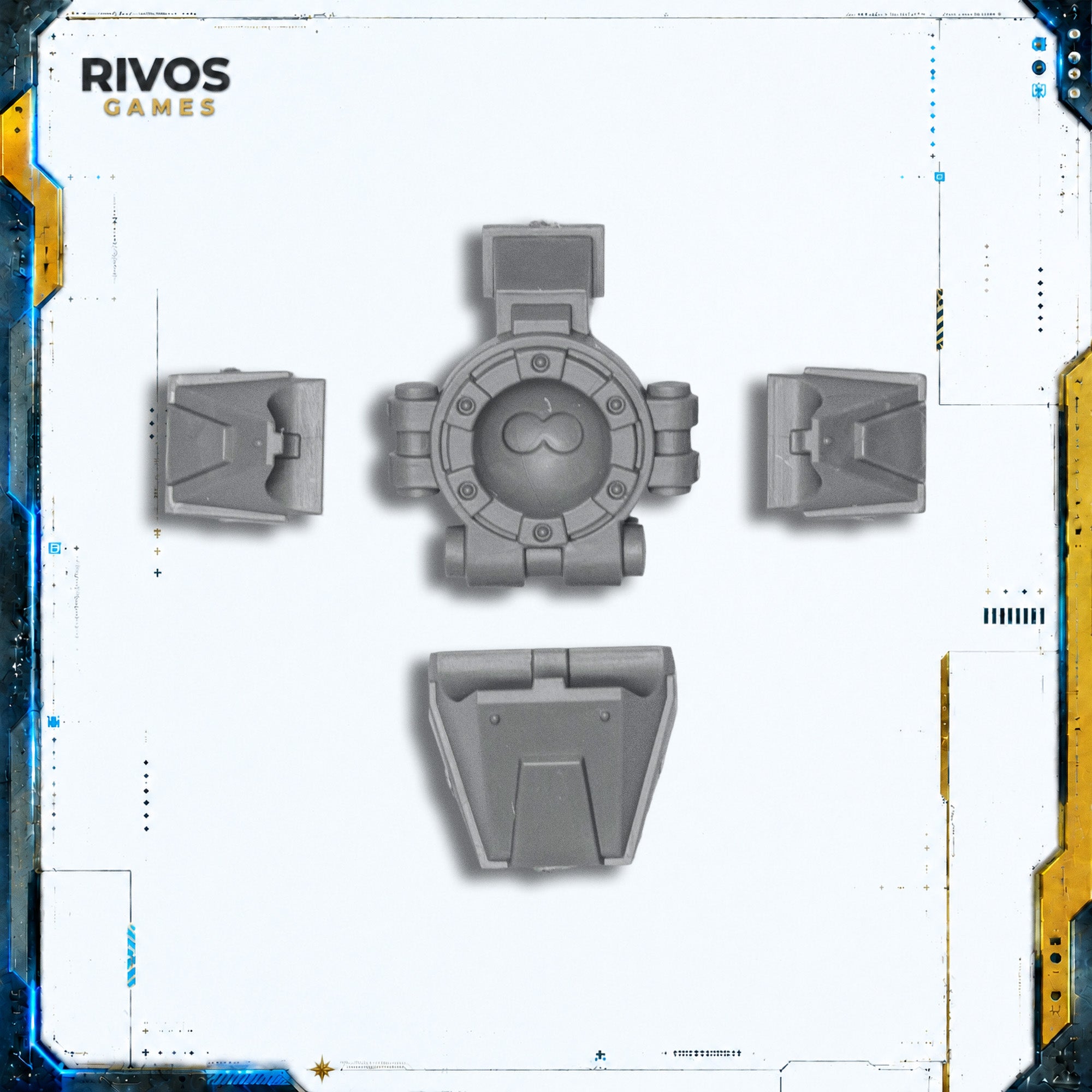 Warhammer 40K Space Marines Brutalis Dreadnought Foot B - Bits (Bitz)