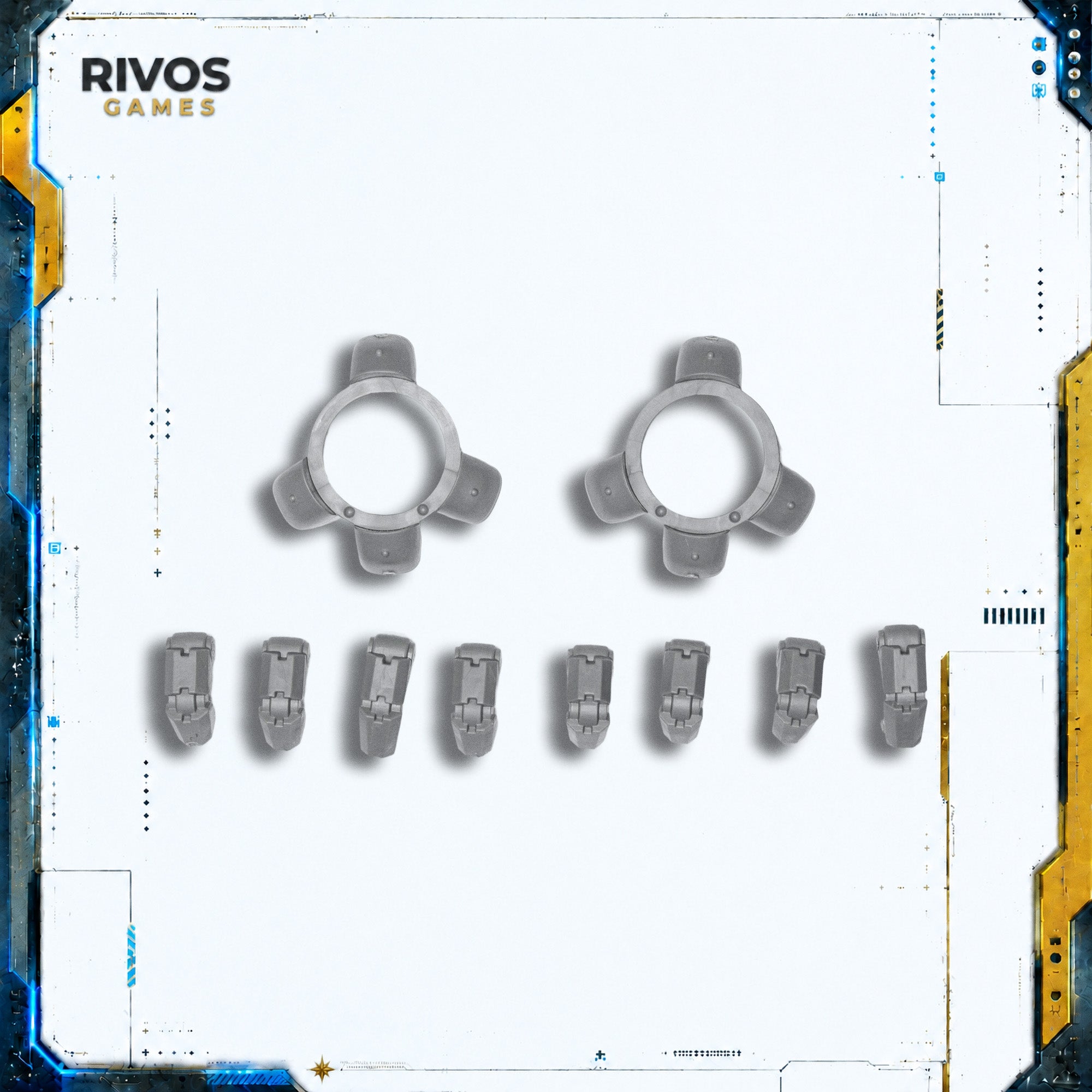 Warhammer 40K Space Marines Brutalis Dreadnought Fists x 2 - Bits (Bitz)