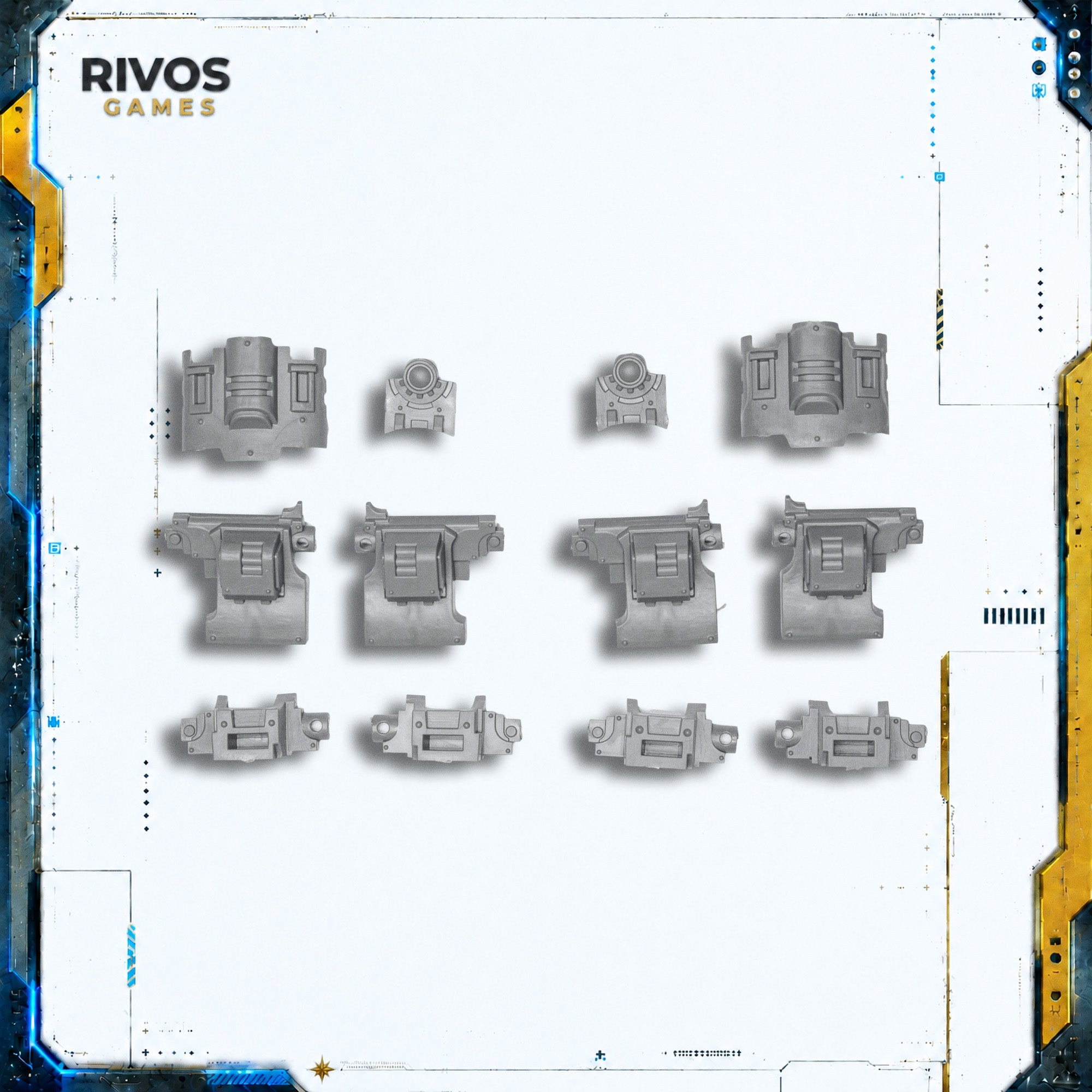 Warhammer 40K Space Marines Brutalis Dreadnought Bolt Rifles - Bits (Bitz)
