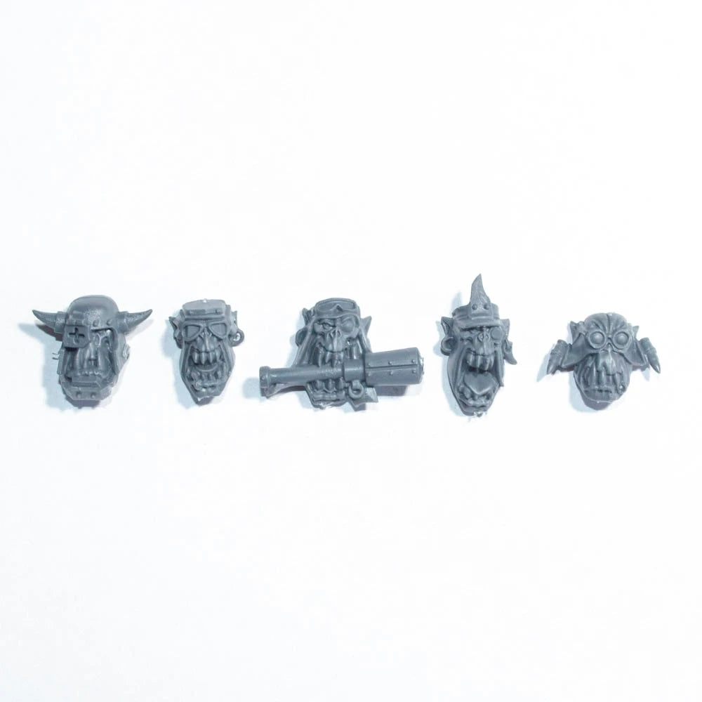 Warhammer 40K Orks Ork Stormboyz Heads x 5 B Bits Bitz