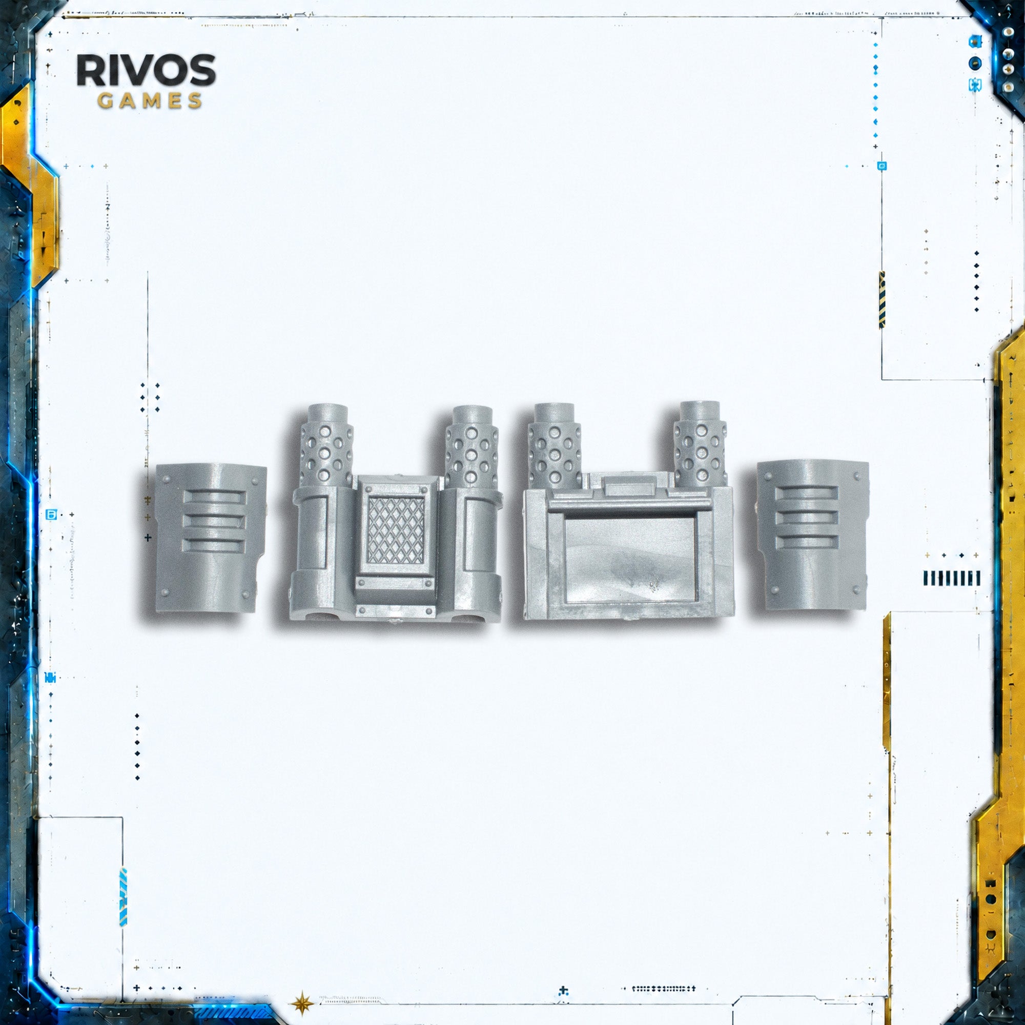 Horus Heresy Space Marines Contemptor Dreadnought Exhausts - Bits (Bitz)