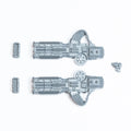 Horus Heresy Space Marines Contemptor Dreadnought Volkite Dual Culverin Bits