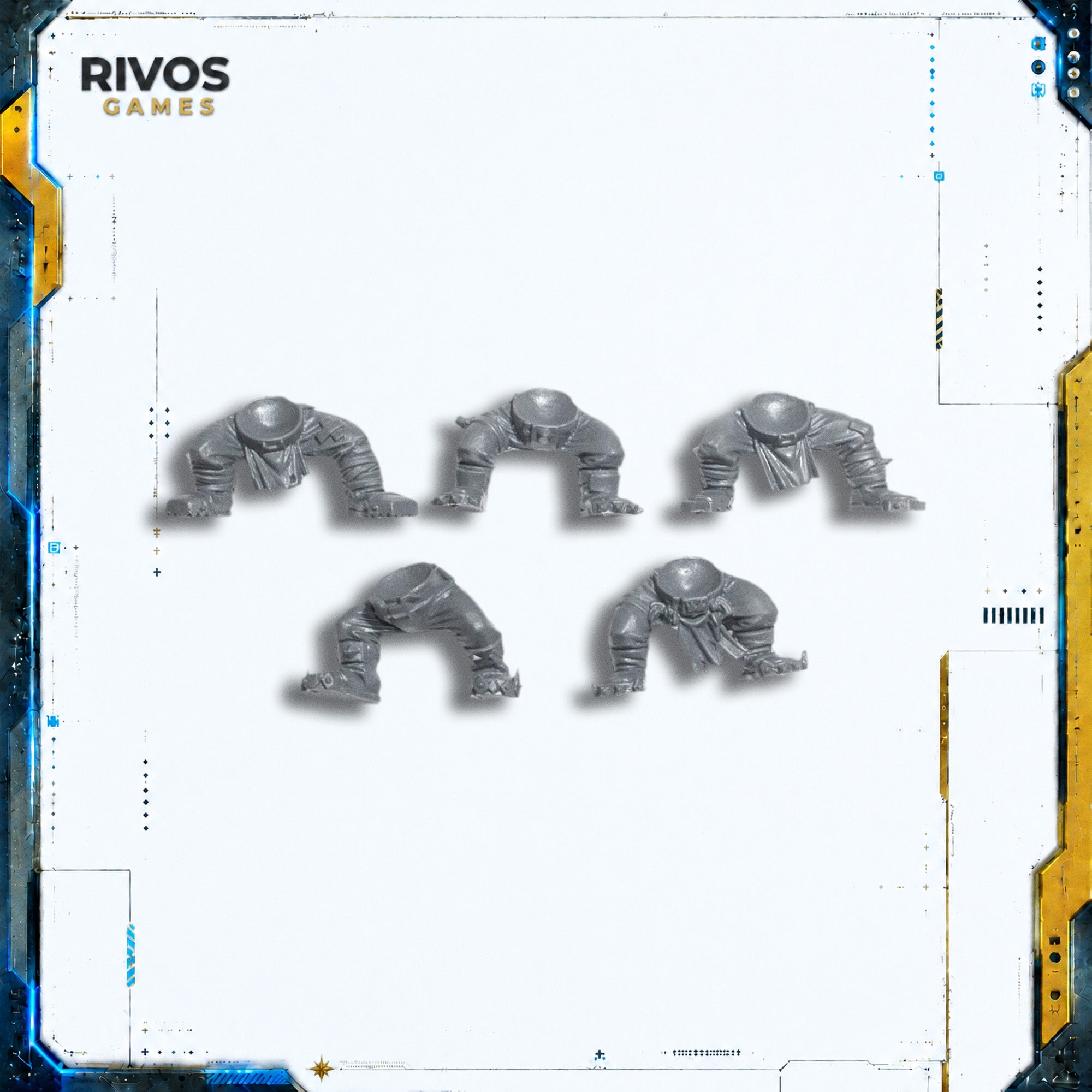 Warhammer 40K Orks Ork Lootas/Burna Boyz Legs x 5 - Bits (Bitz)