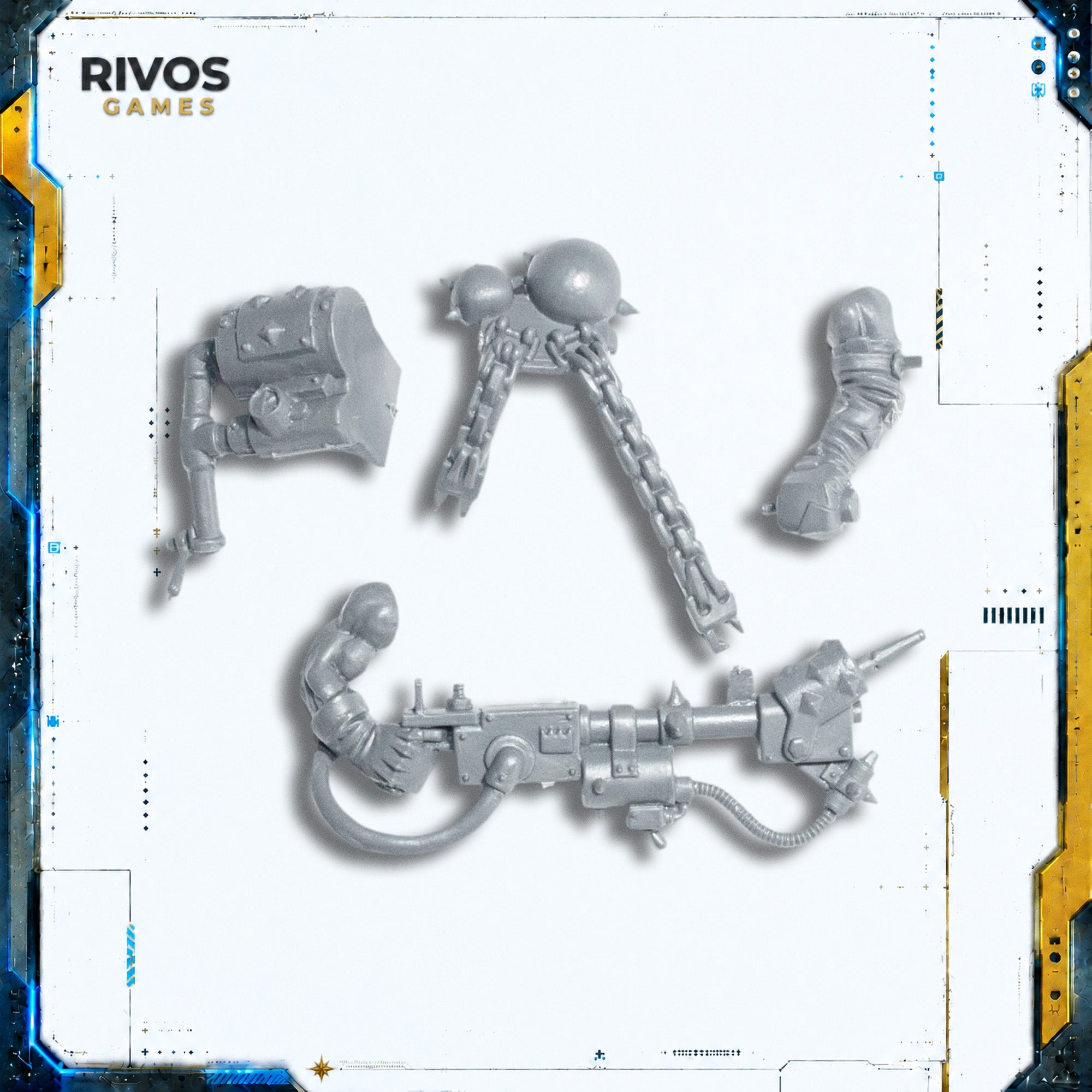 Warhammer 40K Orks Ork Lootas/Burna Boyz Burna C - Bits (Bitz)