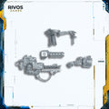 Warhammer 40K Orks Ork Lootas/Burna Boyz Deffgun B - Bits (Bitz)