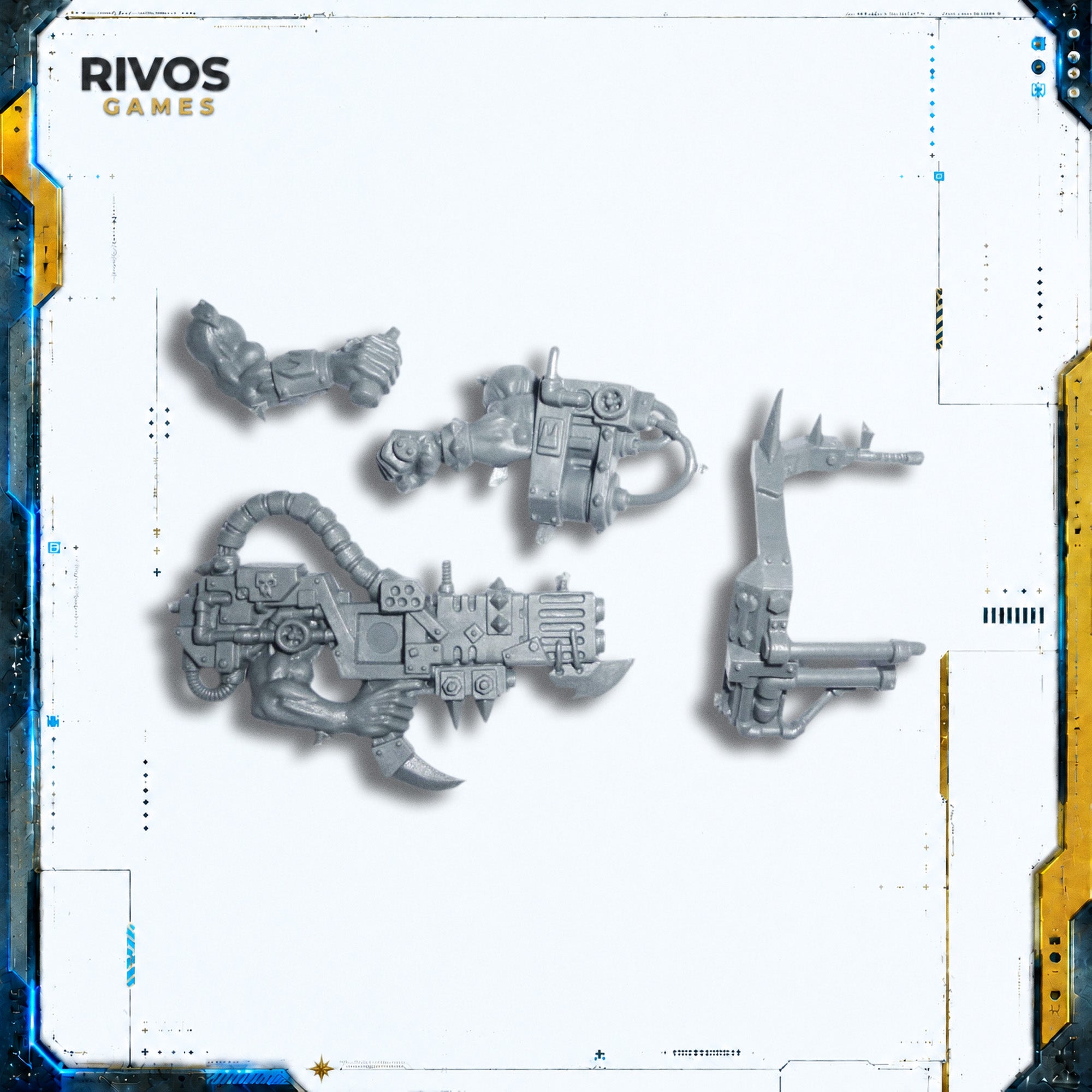 Warhammer 40K Orks Ork Lootas/Burna Boyz Deffgun C - Bits (Bitz)