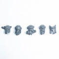 Warhammer 40K Orks Ork Lootas/Burna Boyz Heads x 4 A  Bits Bitz
