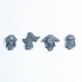Warhammer 40K Orks Ork Lootas/Burna Boyz Heads x 4 B  Bits Bitz