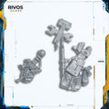 Warhammer 40K Orks Ork Lootas/Burna Boyz Mek Head and Backpack - Bits (Bitz)