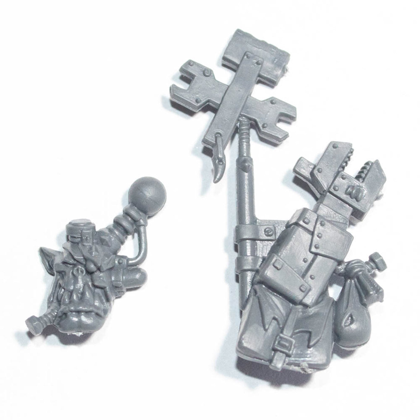 Orks Ork Lootas/Burna Boyz Mek Head and Backpack - Orks - Conversion Part