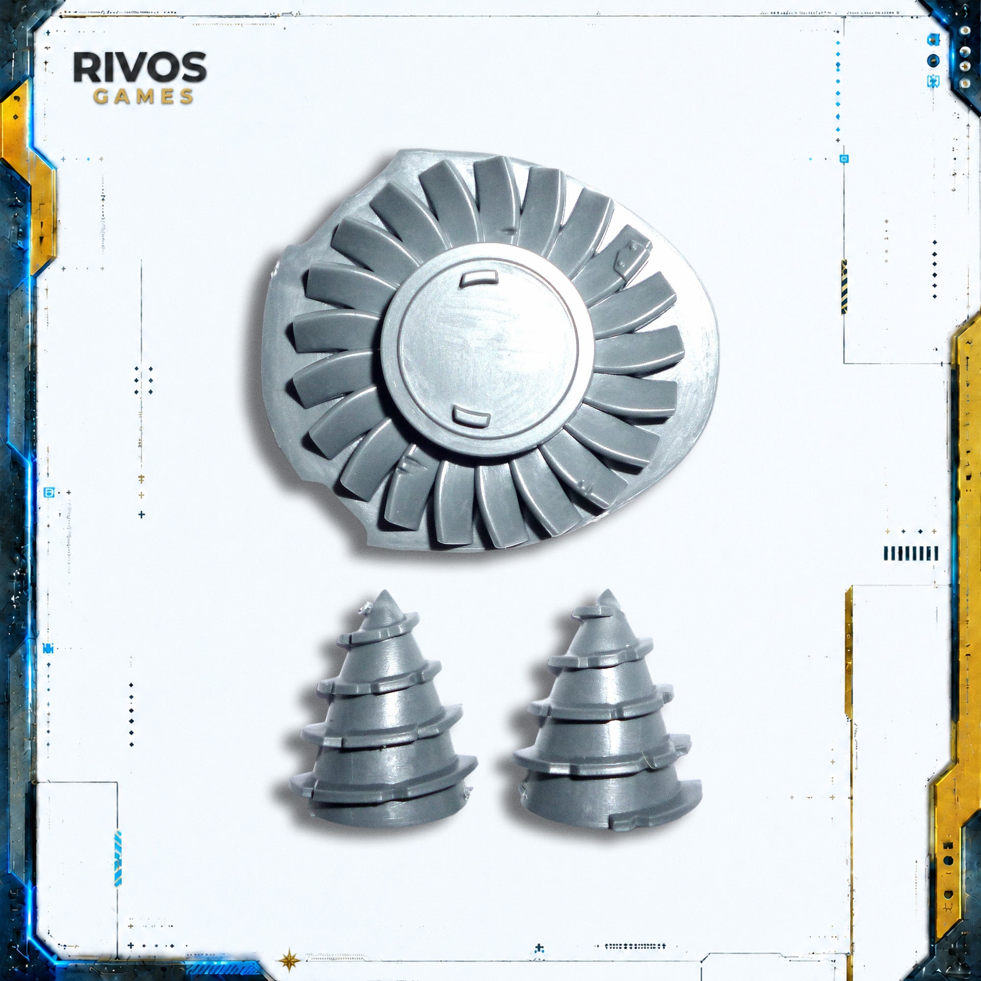 Warhammer 40K Orks Ork Megatrakk Scrapjet Turbine - Bits (Bitz)
