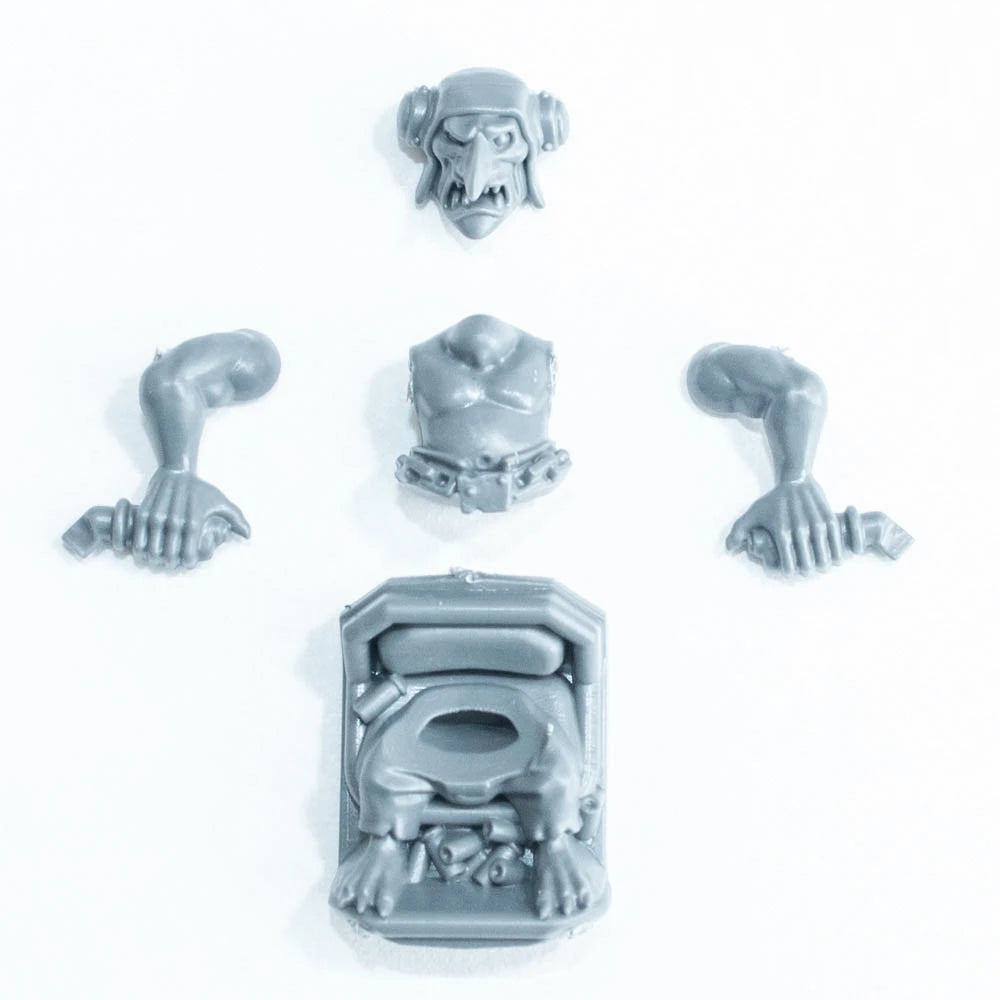 Warhammer 40K Orks Ork Megatrakk Scrapjet Grot Gunner Bits Bitz