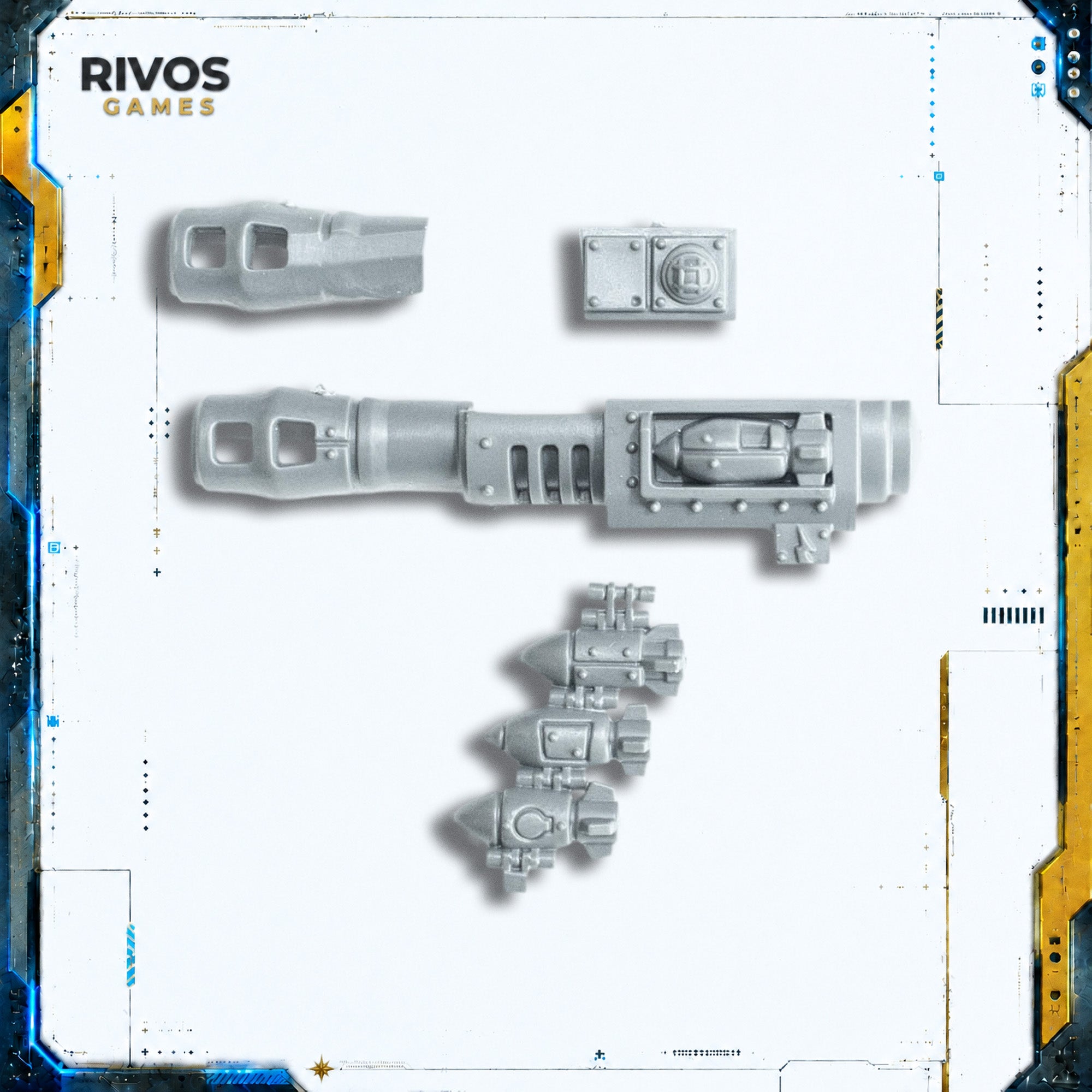 Warhammer 40K Orks Ork Megatrakk Scrapjet Rokkit Kannon - Bits (Bitz)