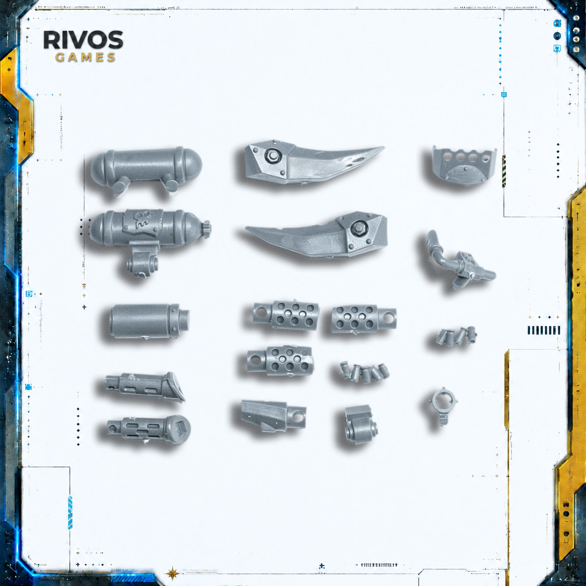 Warhammer 40K Orks Ork Megatrakk Scrapjet Accessories - Bits (Bitz)