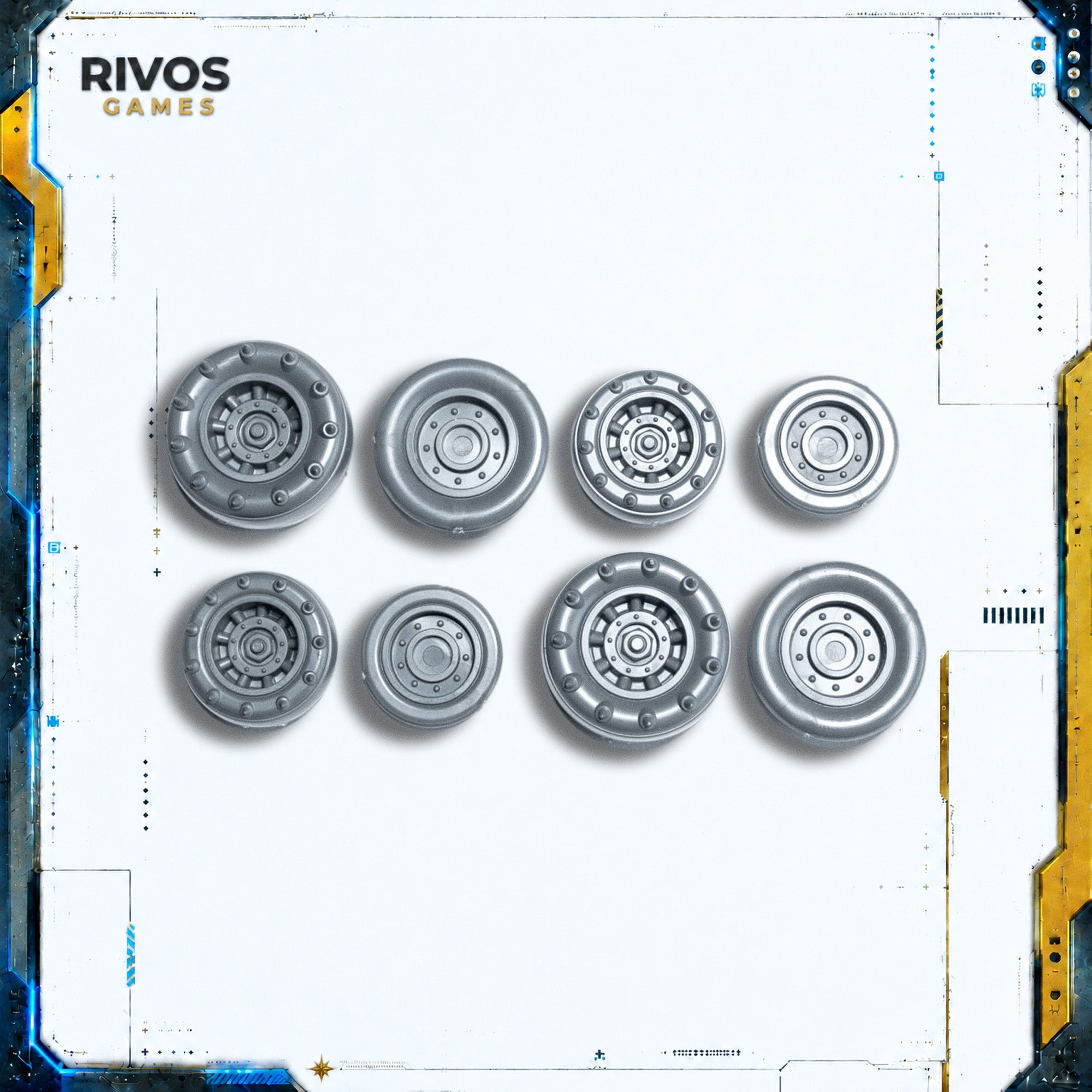 Warhammer 40K Orks Ork Shokkjump Dragsta Wheels - Bits (Bitz)