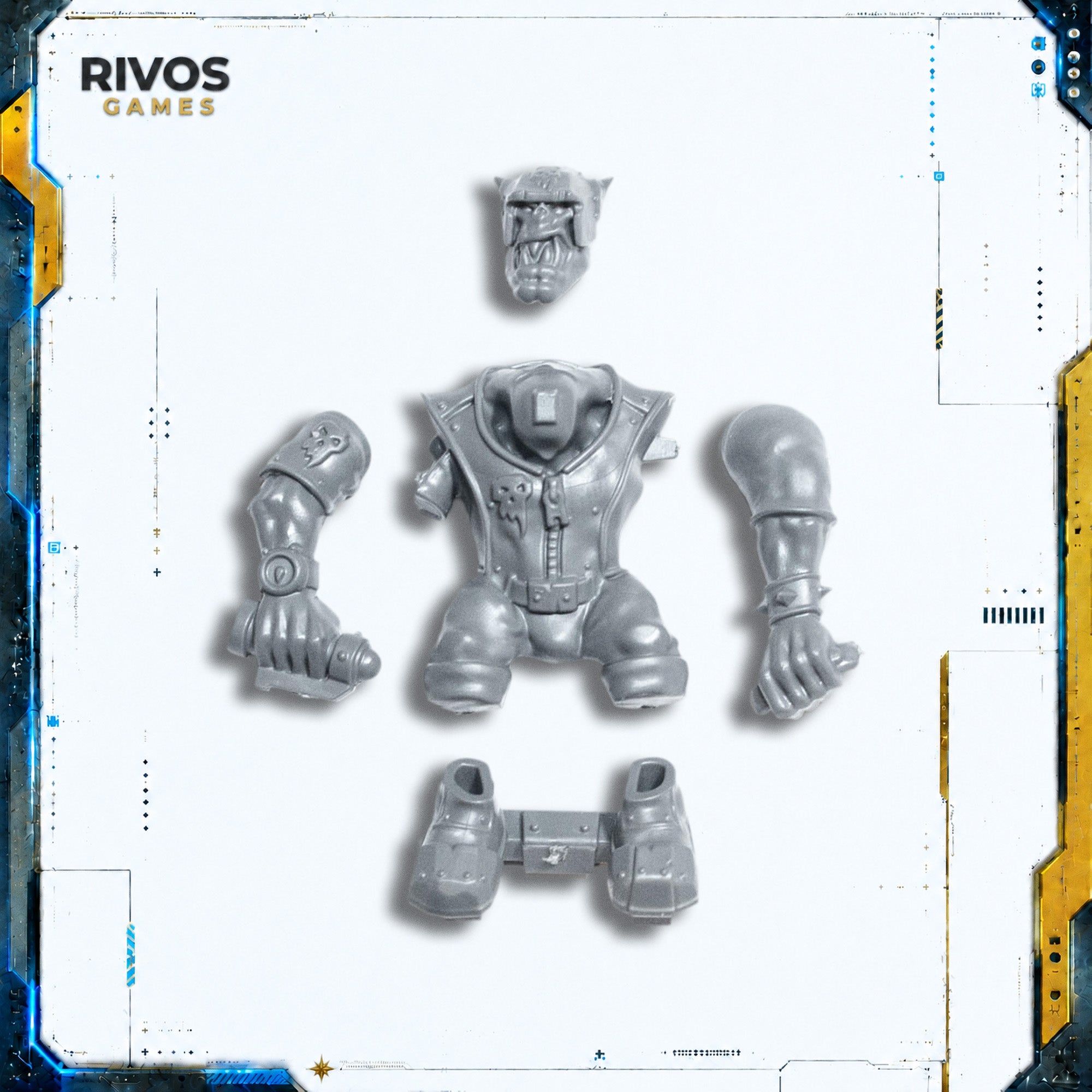 Warhammer 40K Orks Ork Shokkjump Dragsta Driver - Bits (Bitz)