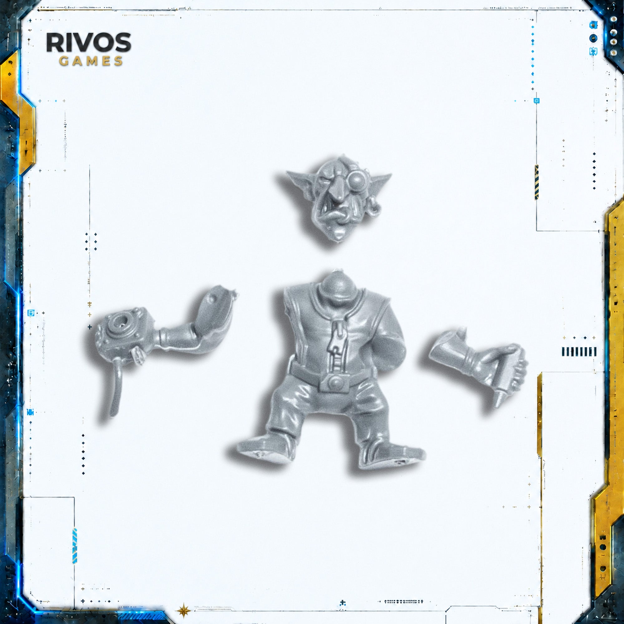 Warhammer 40K Orks Ork Shokkjump Dragsta Grot A - Bits (Bitz)