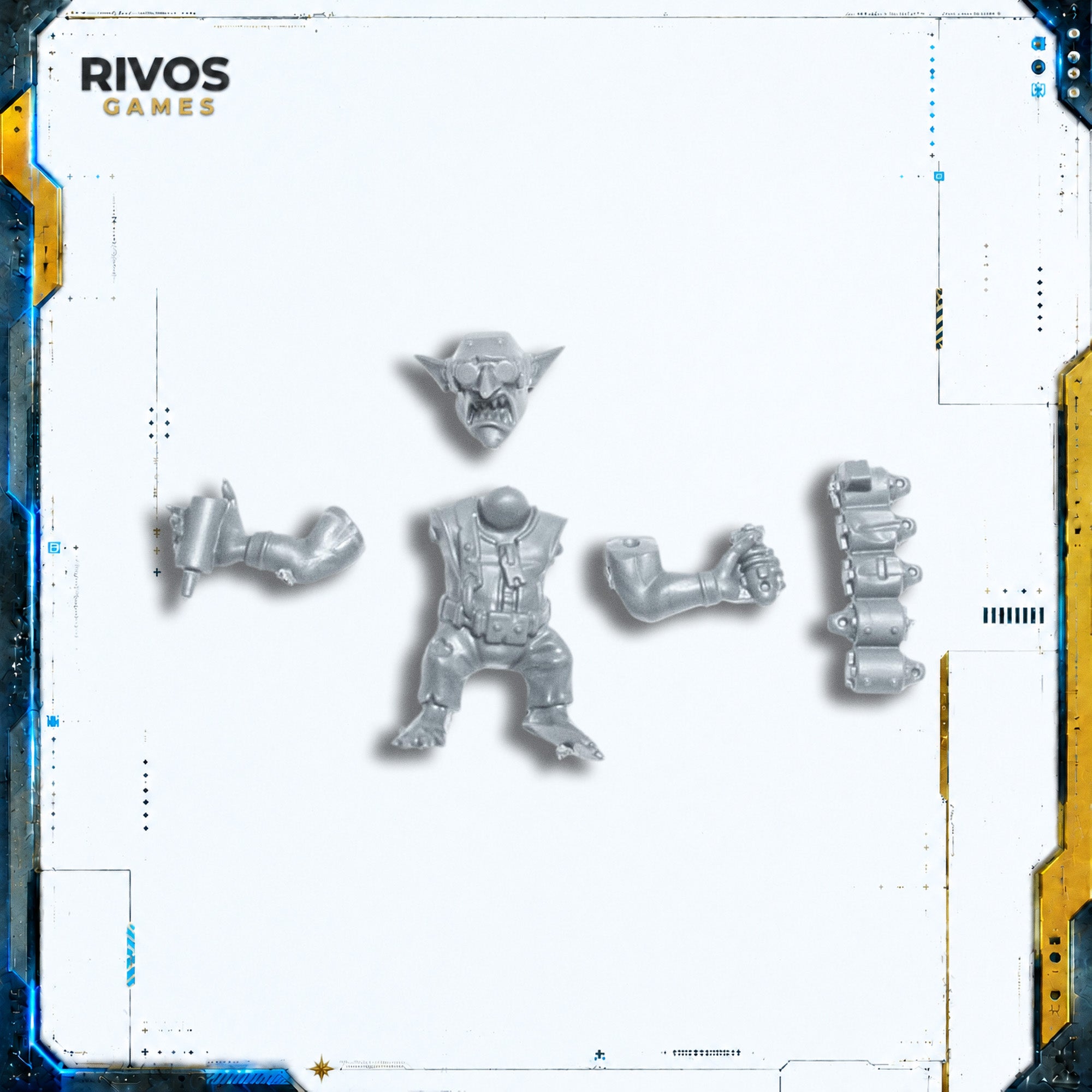 Warhammer 40K Orks Ork Shokkjump Dragsta Grot B - Bits (Bitz)