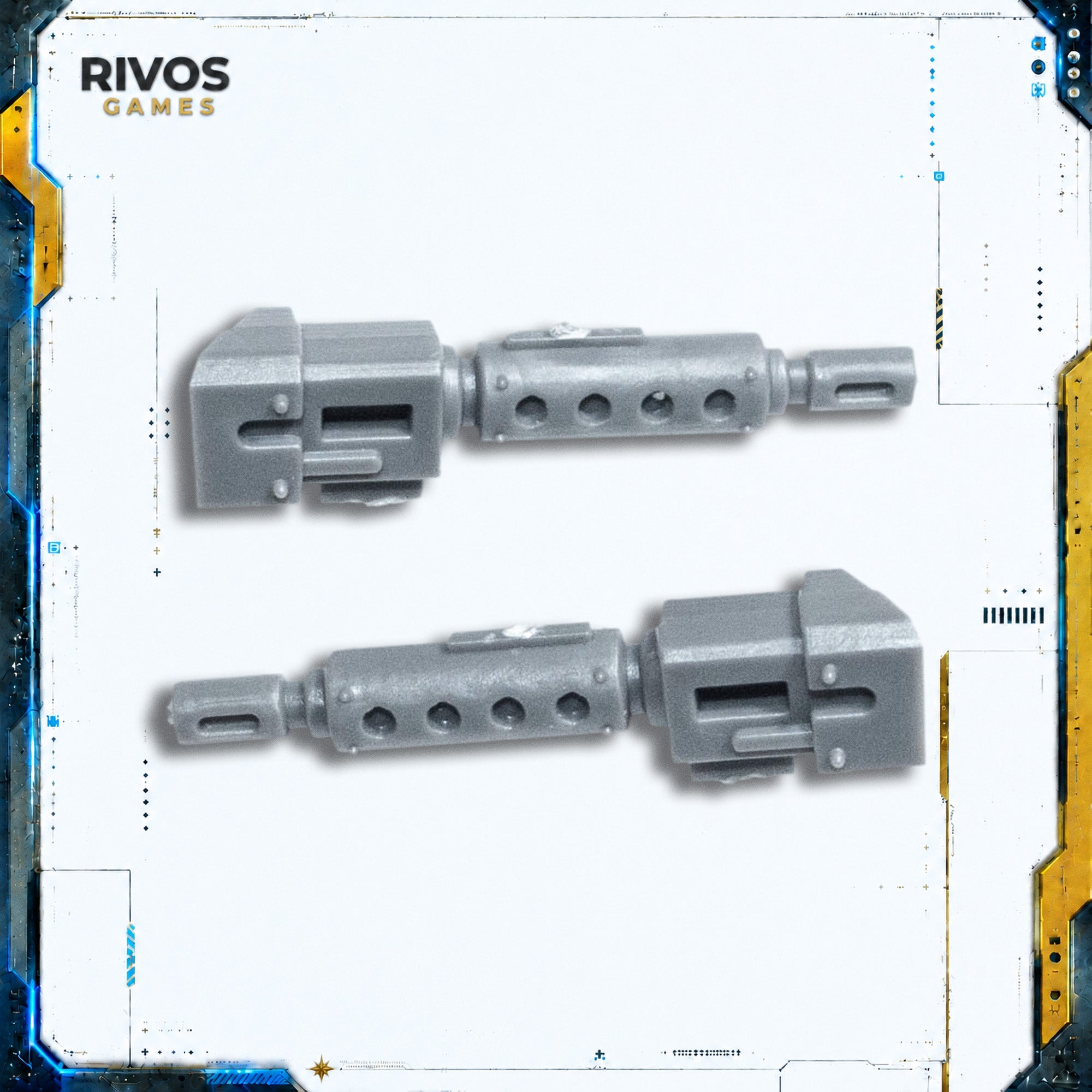 Warhammer 40K Genestealer Cults Achilles Ridgerunner Heavy Stubber x 2 - Bits (Bitz)