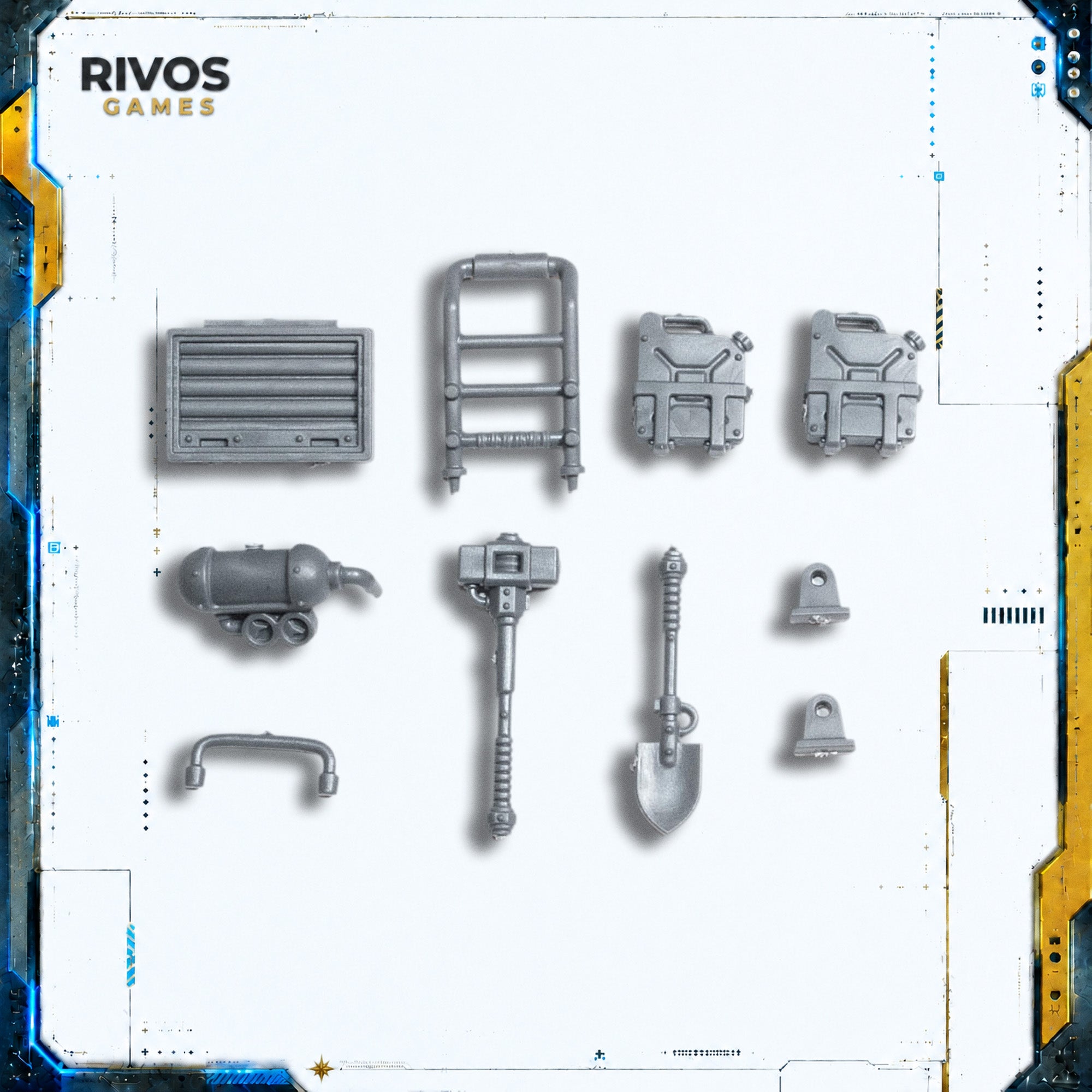 Warhammer 40K Genestealer Cults Achilles Ridgerunner Accessories - Bits (Bitz)